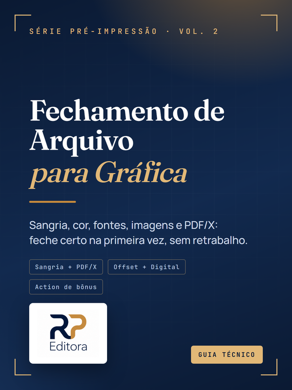 Capa: Fechamento de Arquivo para Gráfica